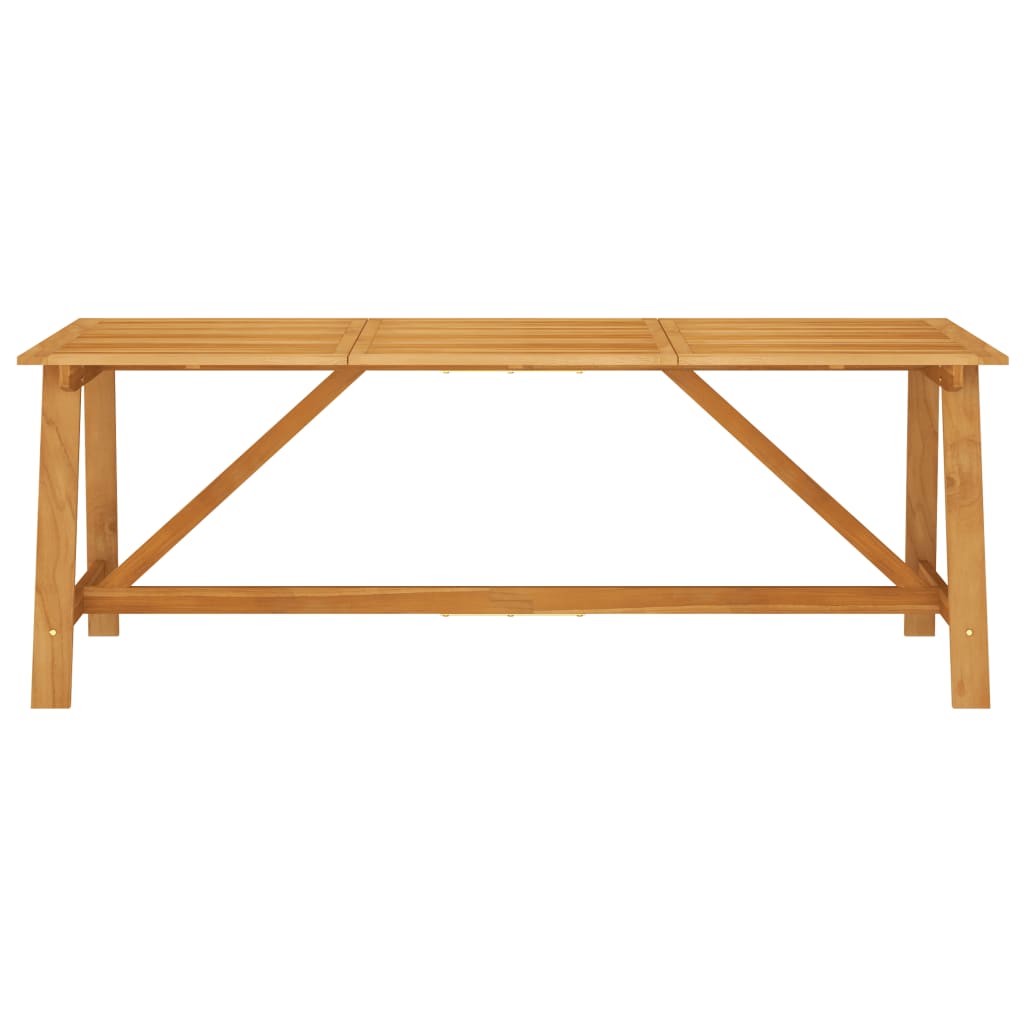 Utendørs spisebord 206x100x74 cm heltre akasie