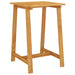 Barbord til hage 70x70x104 cm heltre akasie