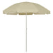 Strandparasoll sandgul 240 cm