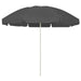 Strandparasoll antrasitt 240 cm
