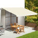 Erstatningsduk for markise kremhvit 5x3,5 m polyester