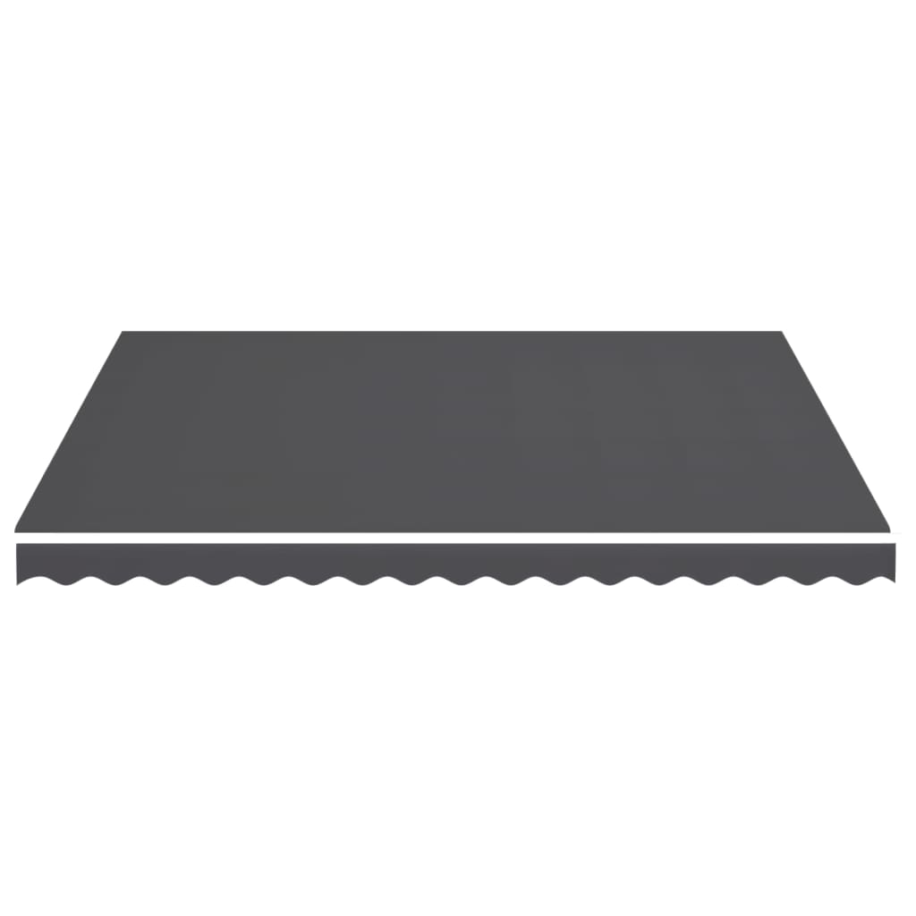 Erstatningsduk for markise antrasitt 4x3,5 m vidaXL
