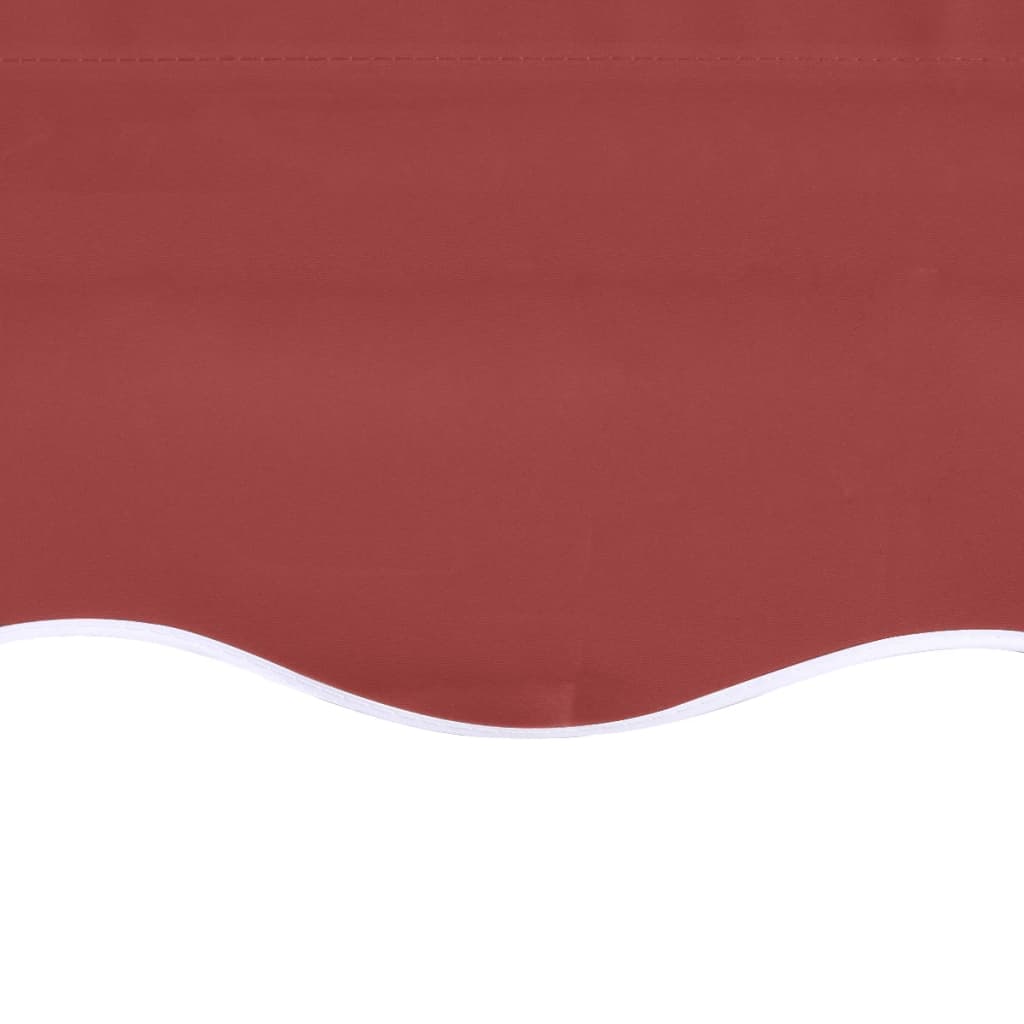 Erstatningsduk for markise burgunder 3x2,5 m polyester