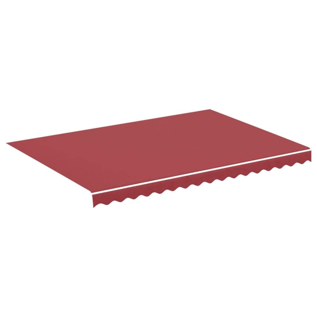 Erstatningsduk for markise burgunder 3,5x2,5 m polyester