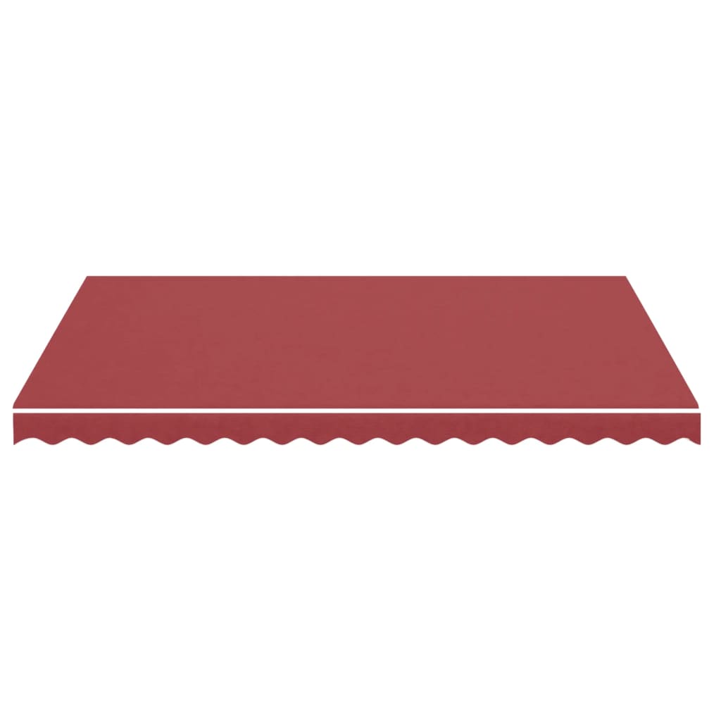 Erstatningsduk for markise burgunder 4x3 m polyester