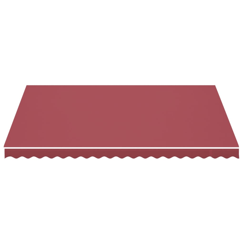 Erstatningsduk for markise burgunder 4,5x3,5 m polyester