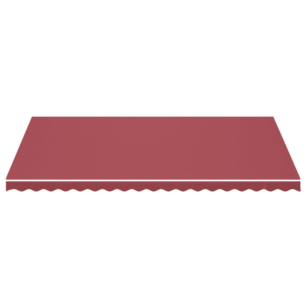 Erstatningsduk for markise burgunder 5x3 m polyester
