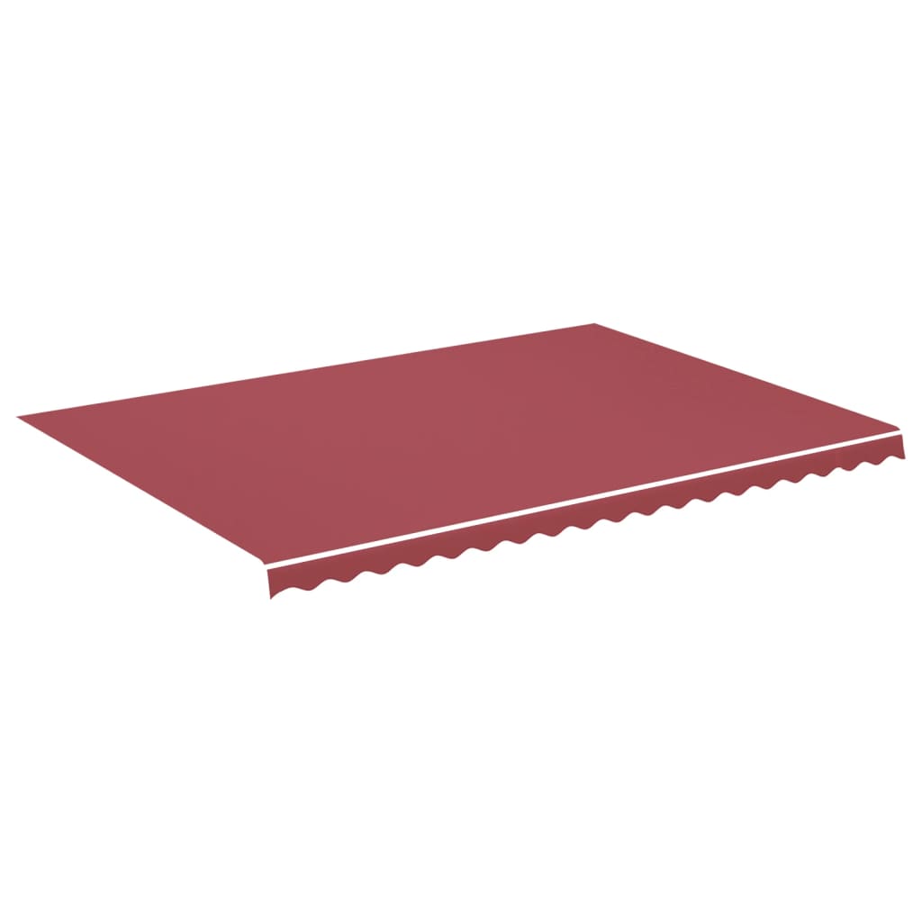 Erstatningsduk for markise burgunder 5x3,5 m polyester