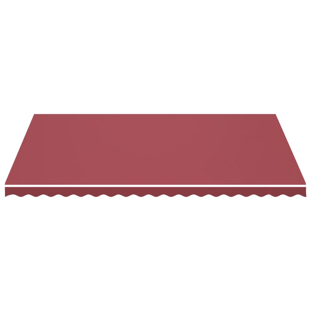 Erstatningsduk for markise burgunder 5x3,5 m polyester