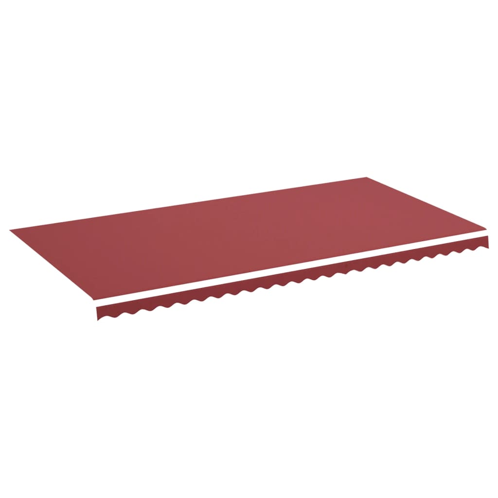 Erstatningsduk for markise burgunder 6x3 m polyester