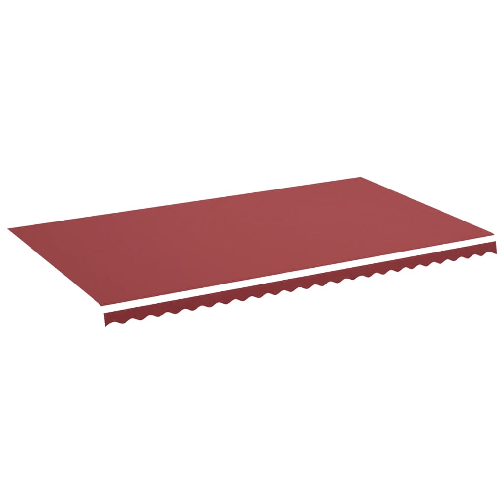 Erstatningsduk for markise burgunder 6x3,5 m polyester