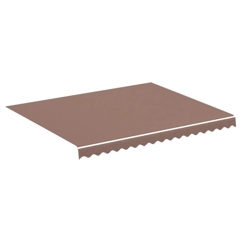 Erstatningsduk for markise brun 3x2,5 m polyester