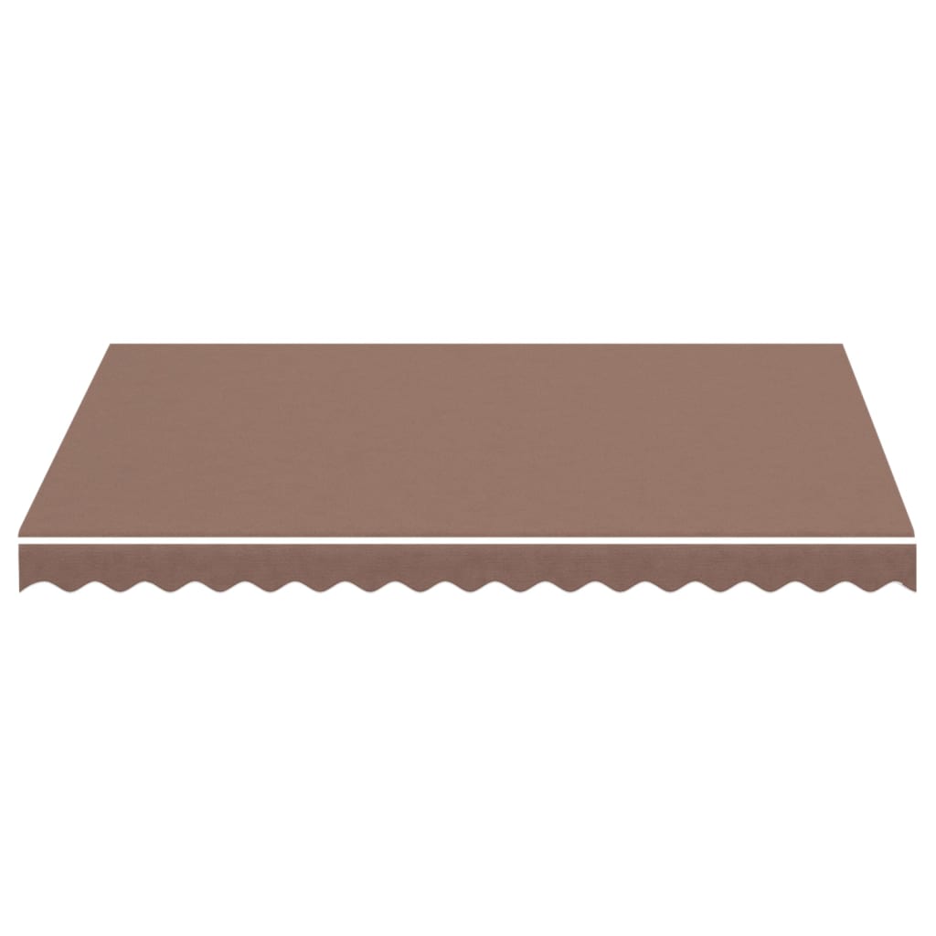 Erstatningsduk for markise brun 3x2,5 m polyester