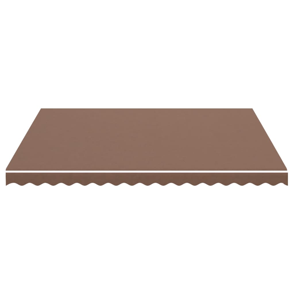 Erstatningsduk for markise brun 4x3,5 m polyester