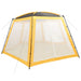 Bassengtelt stoff 590x520x250 cm gul