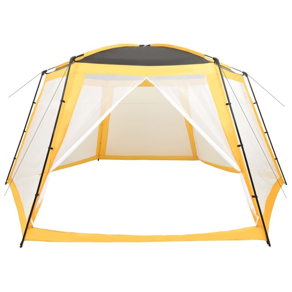 Bassengtelt stoff 660x580x250 cm gul
