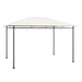 Paviljong 384x281x270 cm kremhvit 180 g/m²