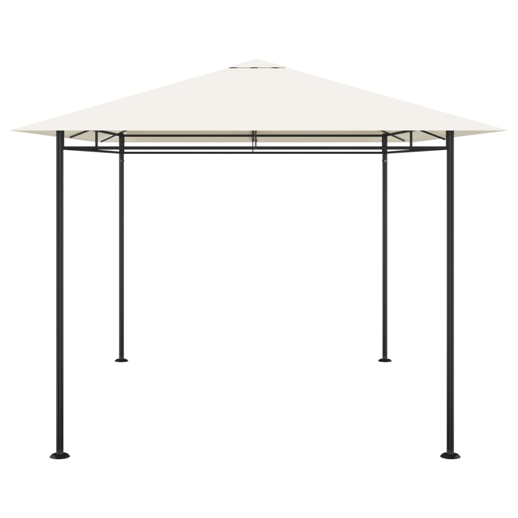 Paviljong 384x281x270 cm kremhvit 180 g/m²