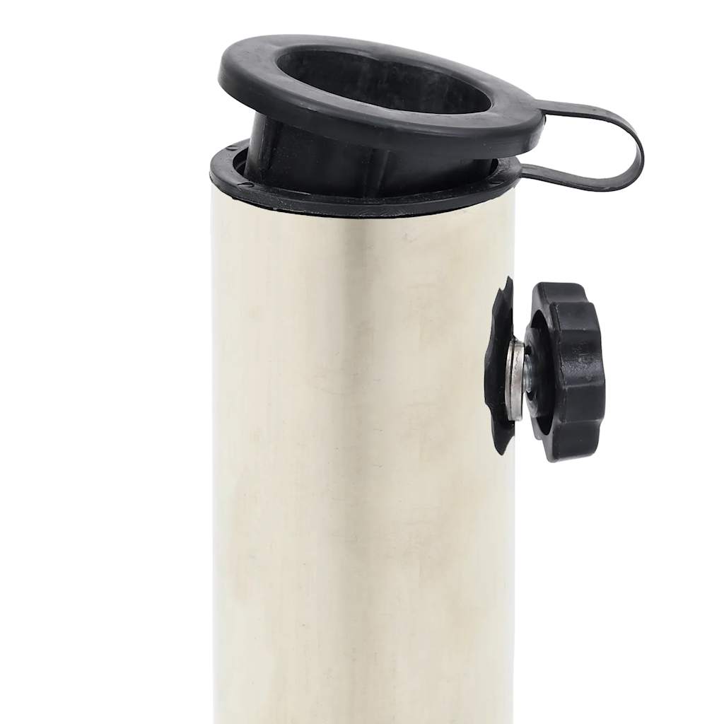 Parasollfot svart 40x28x4 cm granitt