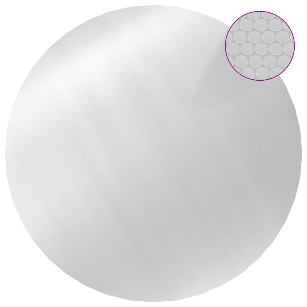 Bassengtrekk sølv 488 cm PE