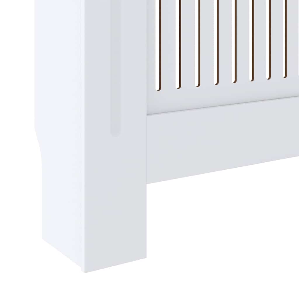 MDF Radiatordeksel 205 cm hvit vidaXL