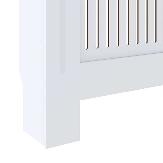 MDF Radiatordeksel 205 cm hvit vidaXL