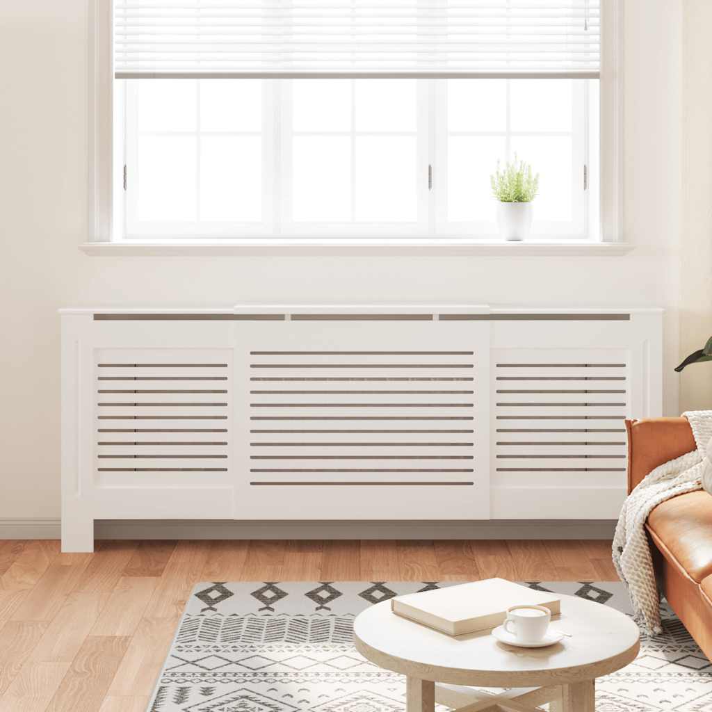 MDF Radiatordeksel 205 cm hvit