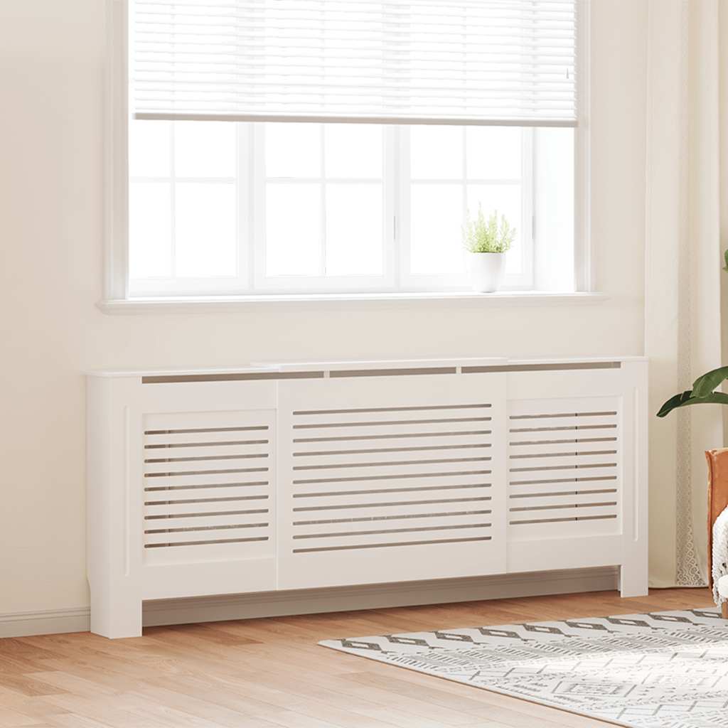 MDF Radiatordeksel 205 cm hvit