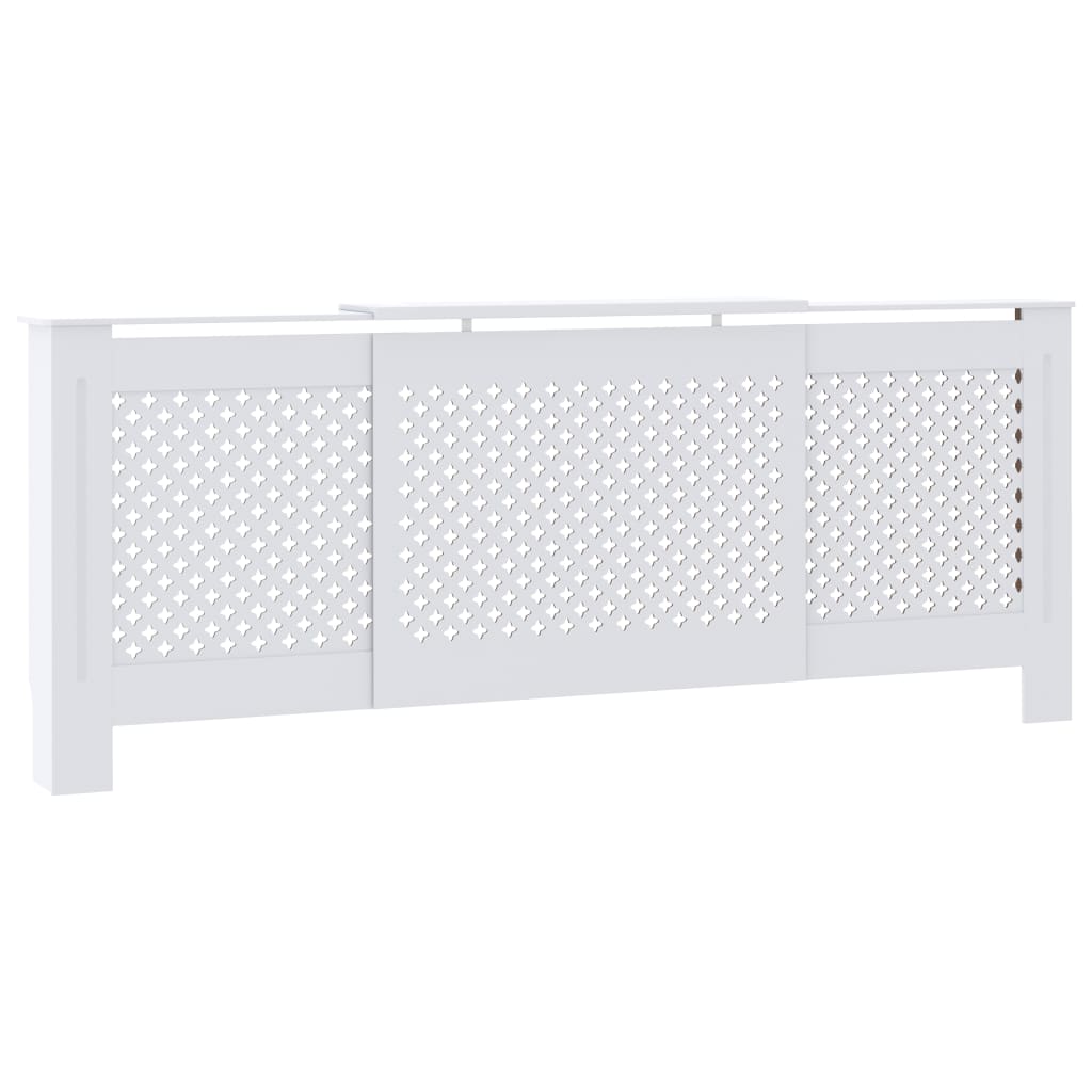 MDF Radiatordeksel 205 cm hvit