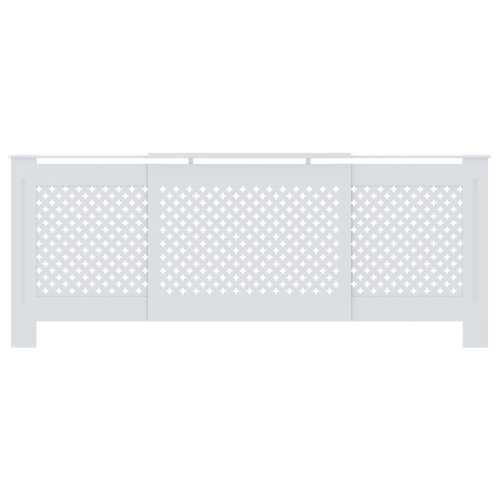 MDF Radiatordeksel 205 cm hvit