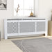 MDF Radiatordeksel 205 cm hvit
