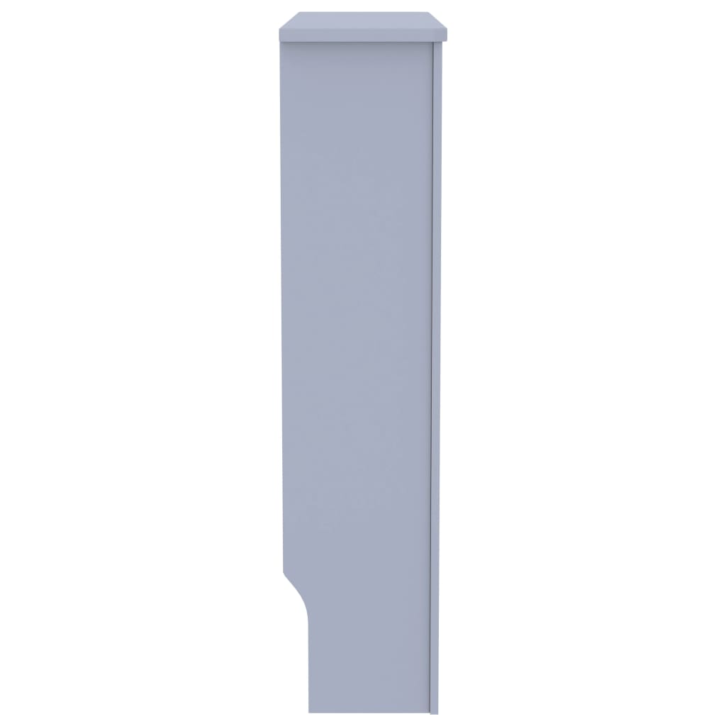 Radiatordeksel konstruert tre grå 78 cm