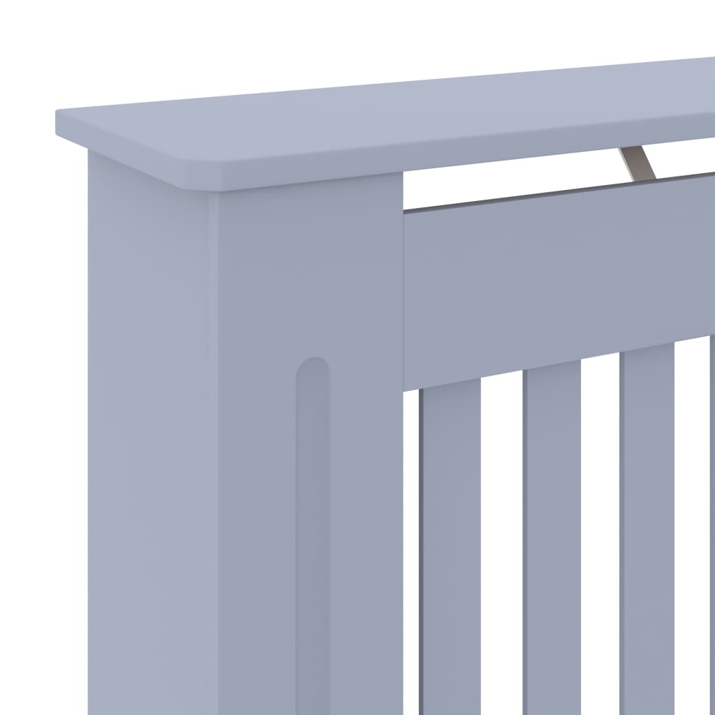 Radiatordeksel konstruert tre grå 78 cm