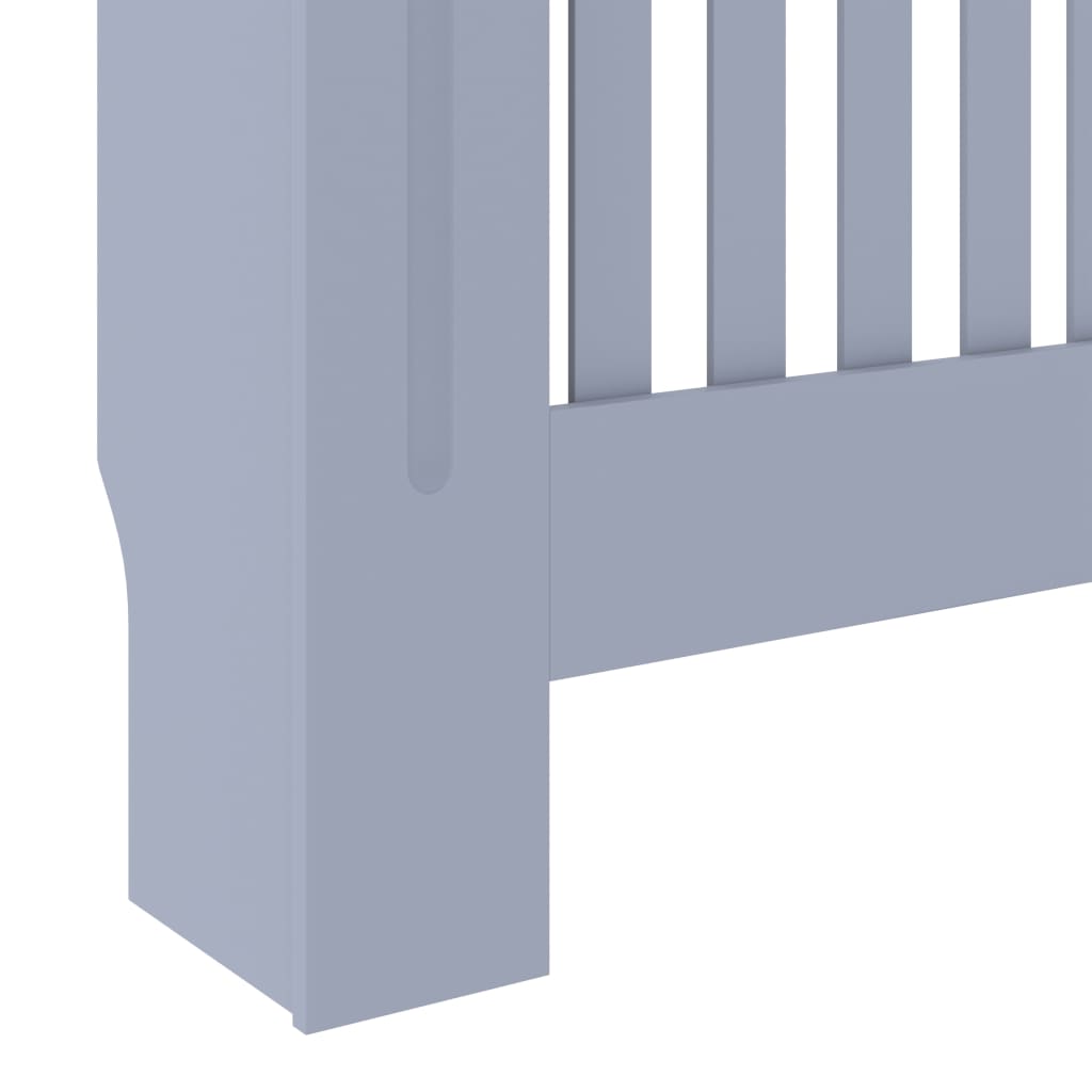 Radiatordeksel konstruert tre grå 78 cm