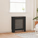 Radiatordeksel MDF svart 78 cm
