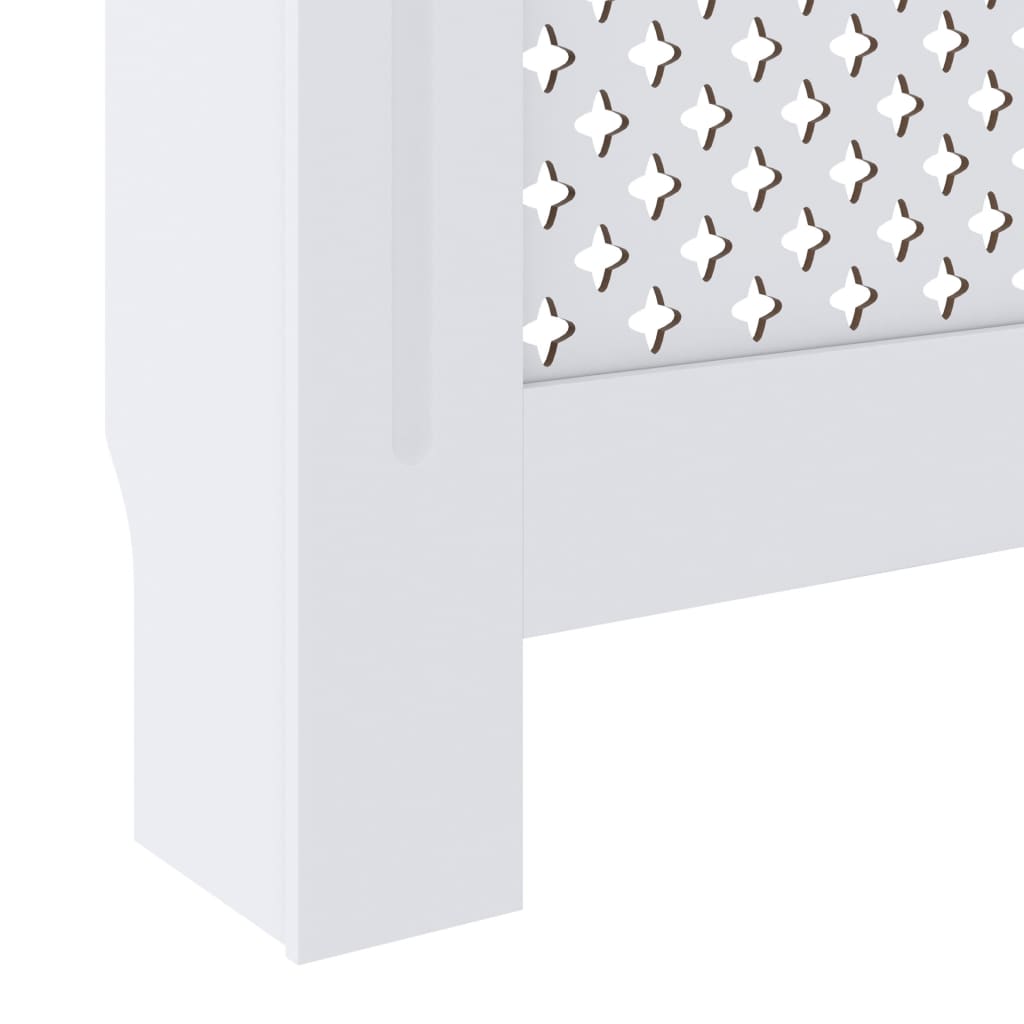 Radiatordeksel MDF hvit 78 cm