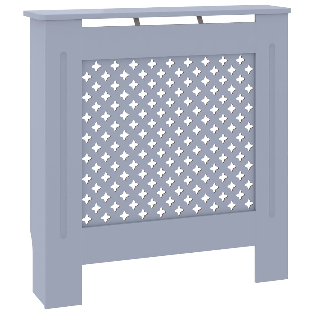Radiatordeksel MDF grå 78 cm