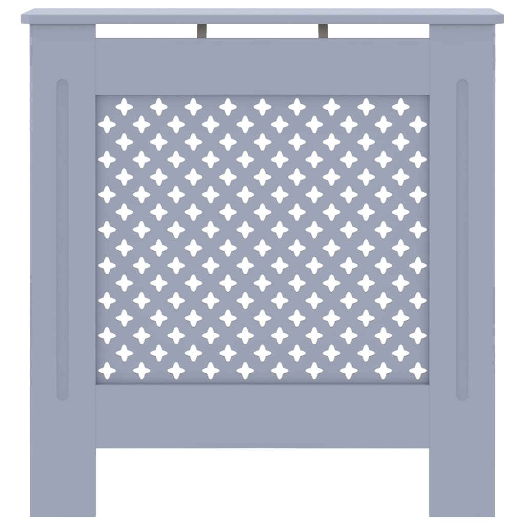 Radiatordeksel MDF grå 78 cm