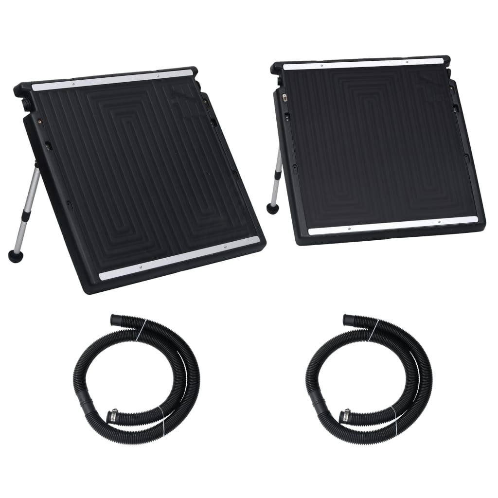 Dobbelt solcellepanel for basseng 150x75 cm