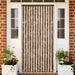 Insektgardin beige og lysebrun 118x220 cm chenille