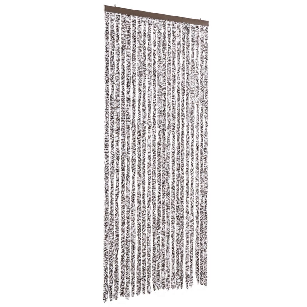 Insektgardin brun og beige 90x200 cm chenille