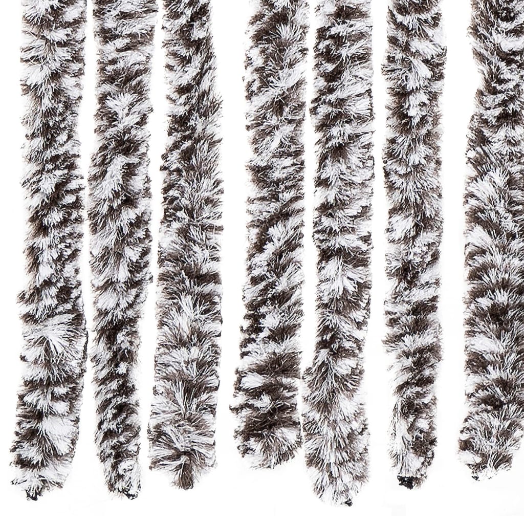 Insektgardin brun og beige 118x220 cm chenille