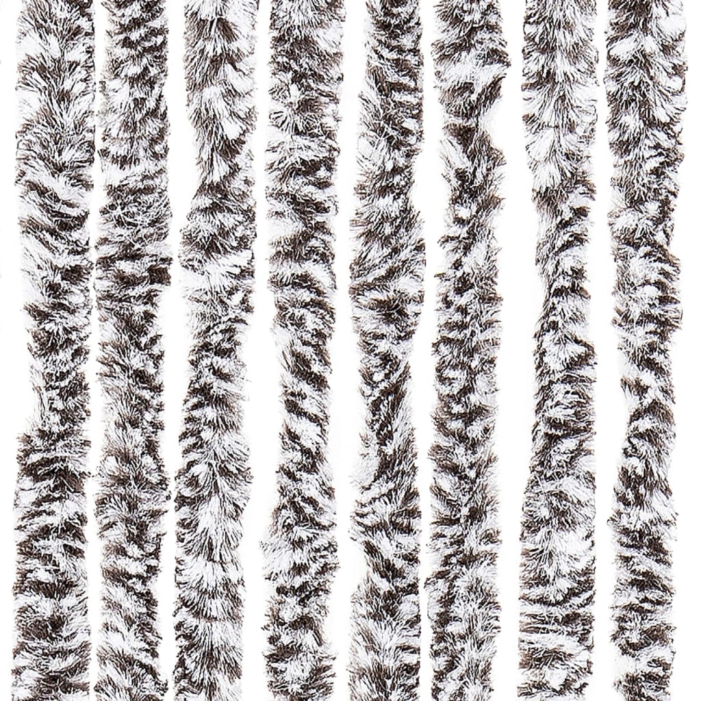 Insektgardin brun og beige 118x220 cm chenille
