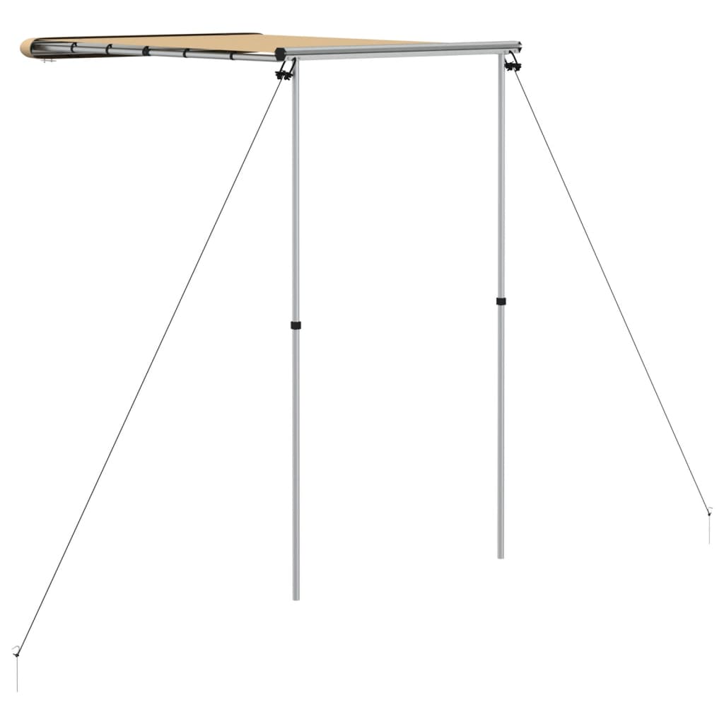 Markise til bobil og campingvogn 1,2x2x2,15 m beige
