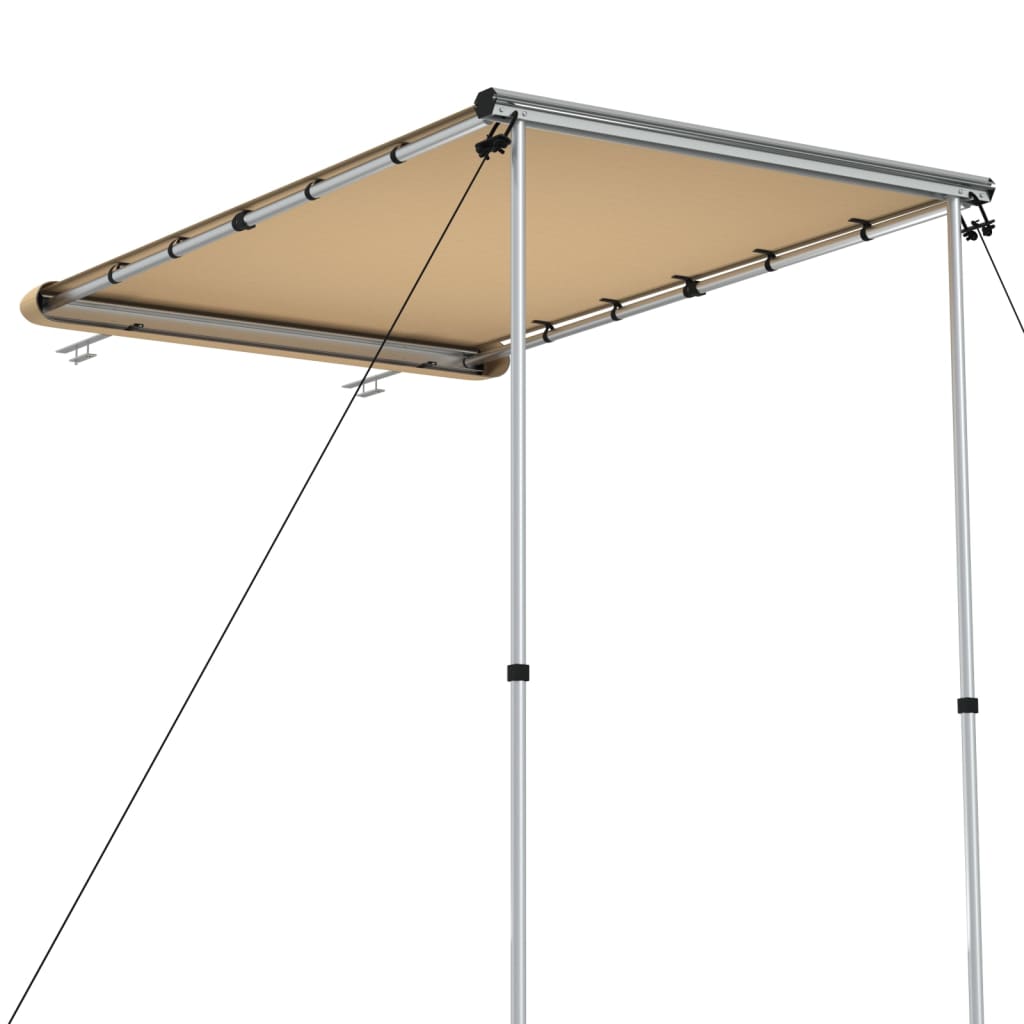Markise til bobil og campingvogn 1,2x2x2,15 m beige
