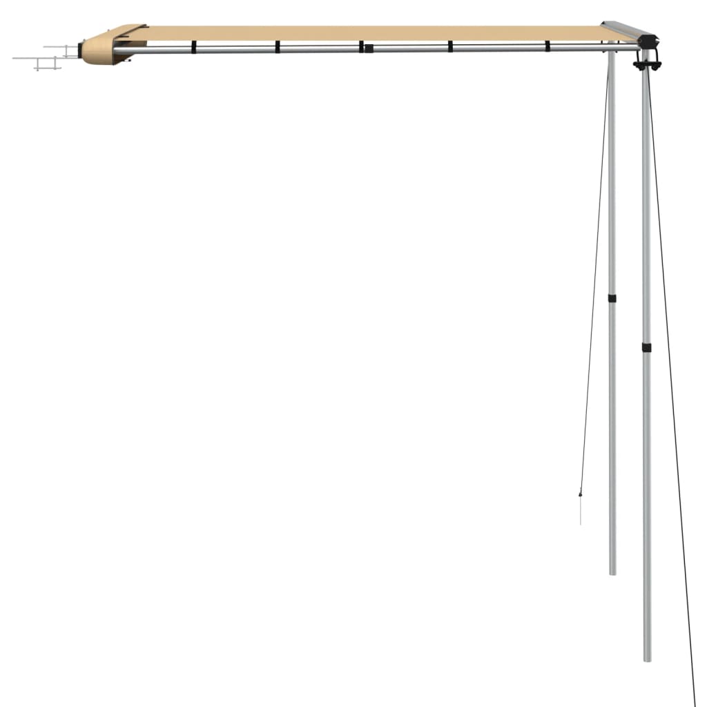 Markise til bobil og campingvogn 1,2x2x2,15 m beige