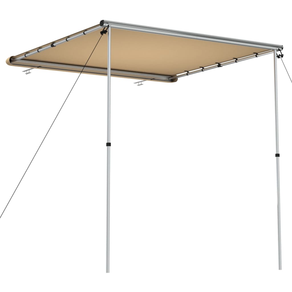 Markise til bobil og campingvogn 1,8x2x2,15 m beige