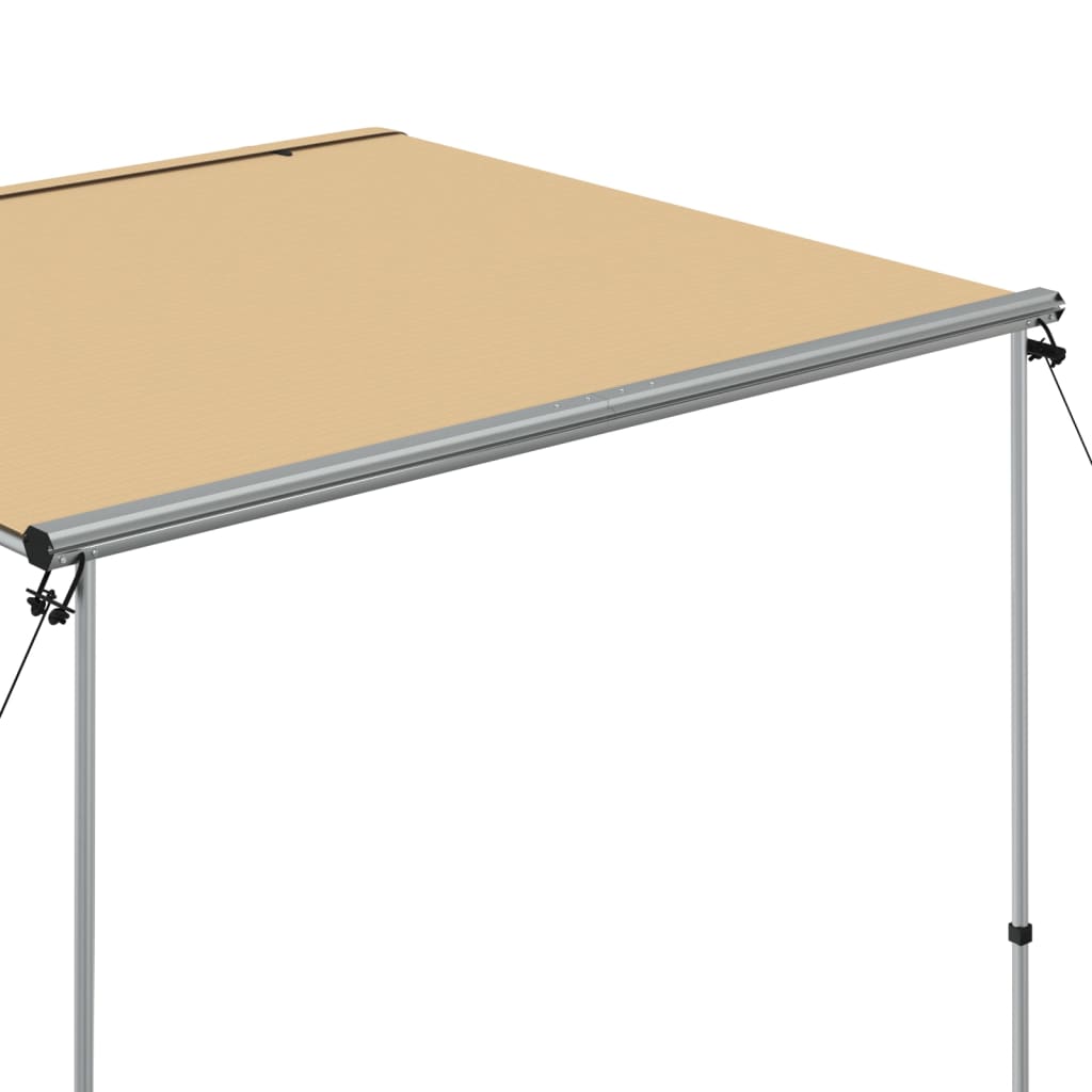 Markise til bobil og campingvogn 2x2x2,15 m beige