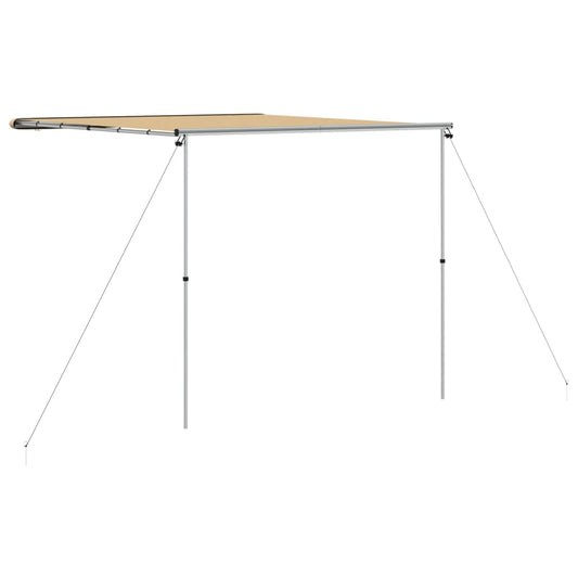 Markise til bobil og campingvogn 2,4x3x2,15 m beige