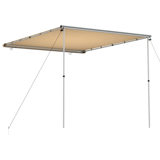 Markise til bobil og campingvogn 2,4x3x2,15 m beige